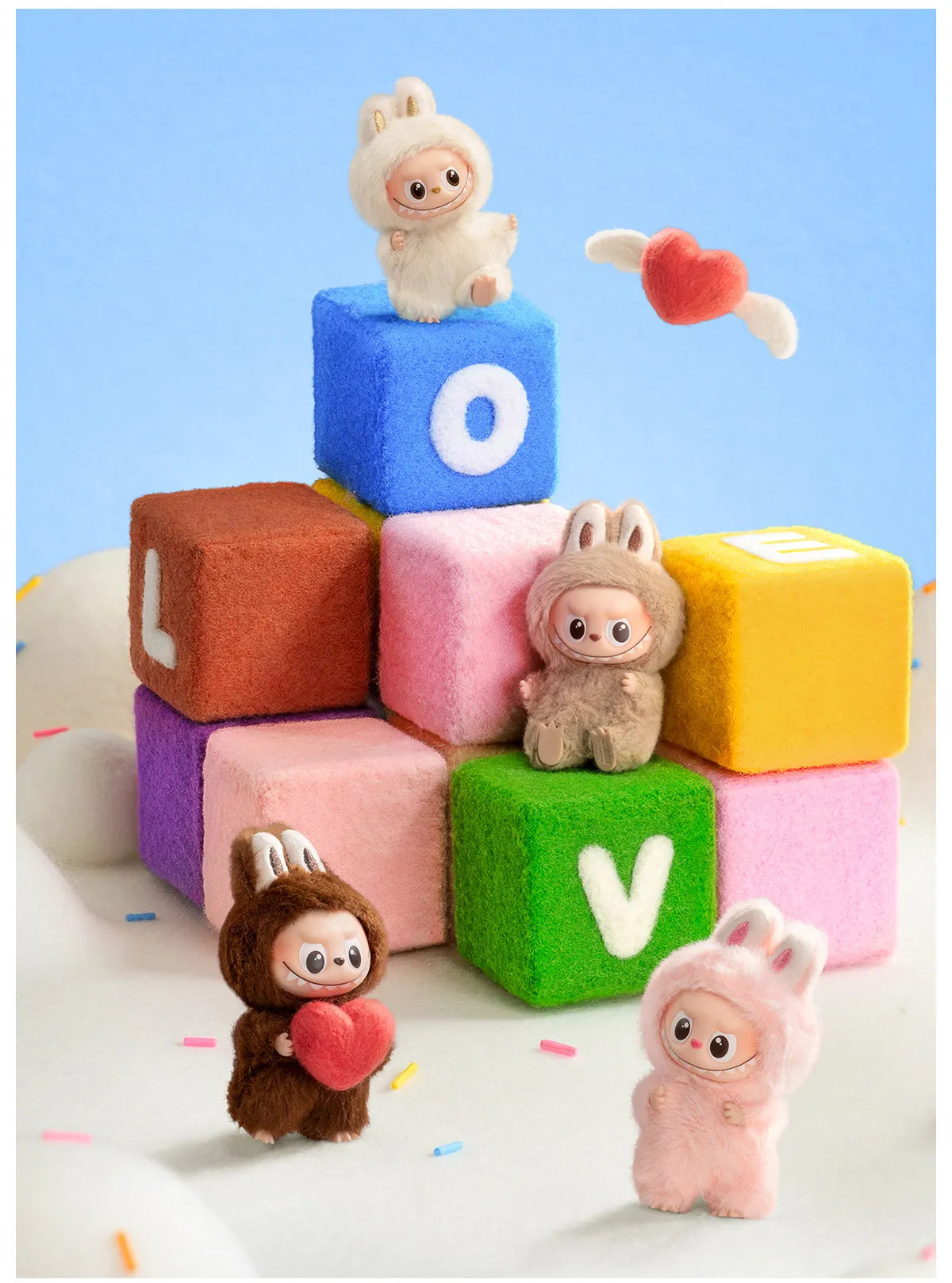 Popmart LABUBU Pin For Love The Monsters series  (N-Z)