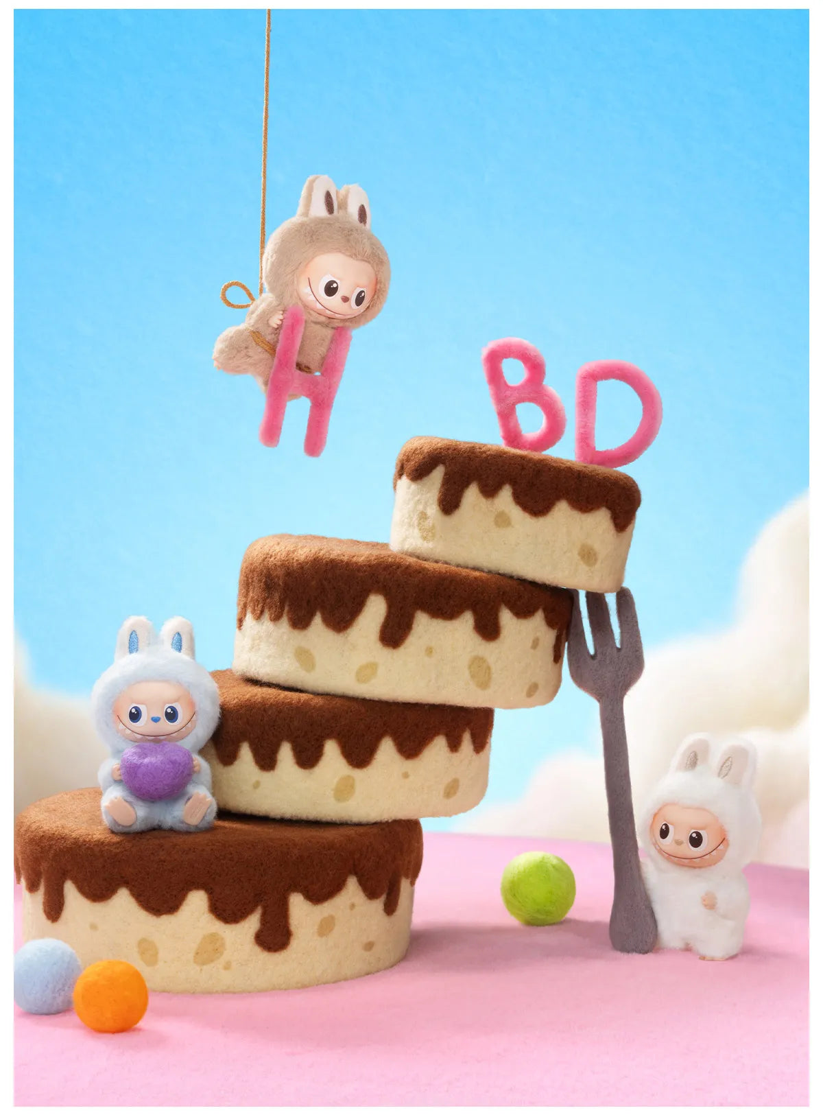 Popmart LABUBU Pin For Love The Monsters series  (N-Z)