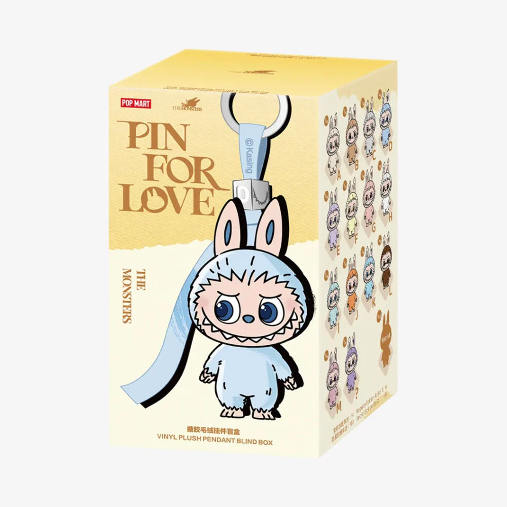POPMART LABUBU Pin for Love Blind Box (A-M) | Authentic